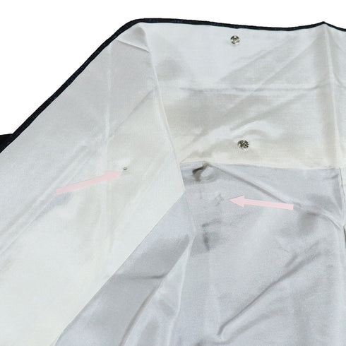 紬 リサイクル 身丈165.3cm 裄66.6cm 袷 結城紬 雪輪柄 ネイビー Lサイズ カジュアル お洒落 証紙 しつけ糸 正絹 広衿 Sランク