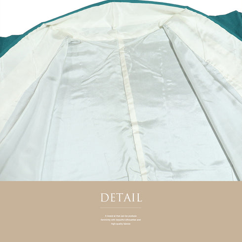 色無地 リサイクル 身丈156.5cm 裄66.2cm 袷 茶染め パールトーン加工 グリーン Mサイズ お洒落 落款 証紙 正絹 広衿 Sランク