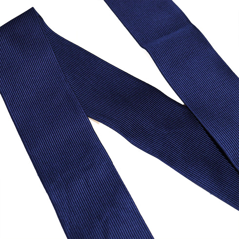 角帯 リサイクル 帯丈420cm 全通 博多織 ブルー Sサイズ 正絹 Sランク カジュアル お洒落