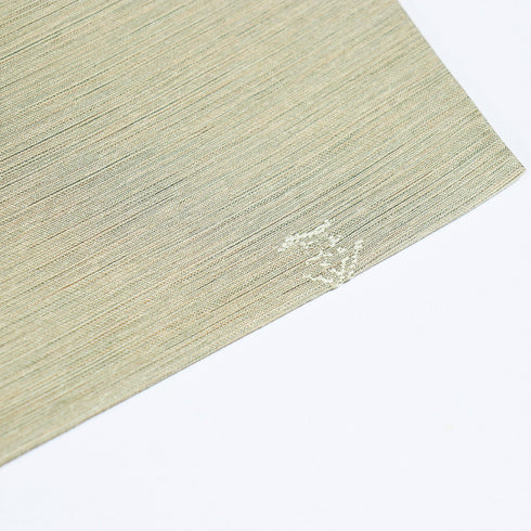 名古屋帯 リサイクル 帯丈353.5cm ポイント柄 花柄 グリーン Sサイズ 正絹 Sランク お洒落 カジュアル