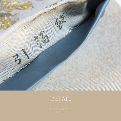 袋帯 リサイクル 帯丈438cm ポイント柄 花柄 多色 Mサイズ 正絹 Sランク フォーマル セミフォーマル