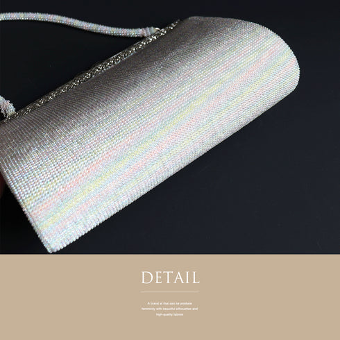 ビーズバック リサイクル 小銭入れセット お洒落 カジュアル 横幅21.5cm 高さ14cm マチ5cm Aランク 和装小物 ET-199