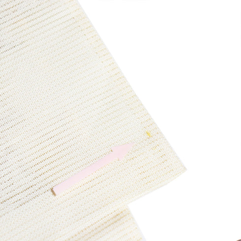 袋帯 リサイクル 帯丈430cm 六通 花柄 ベージュ Sサイズ 正絹 Aランク お洒落 カジュアル