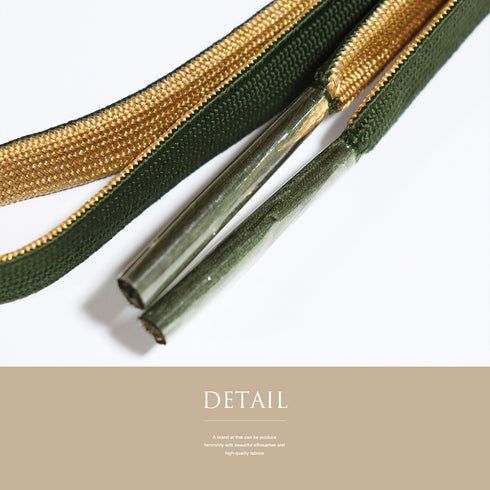 帯締め・帯揚げセット リサイクル お洒落 平組紐 ちりめん 多色 正絹 Sランク