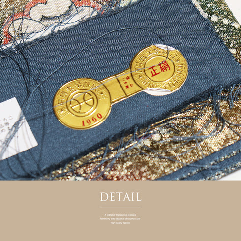 袋帯 リサイクル 帯丈422cm ポイント柄 辻が花 多色 Sサイズ 正絹 新品・未使用品 お洒落