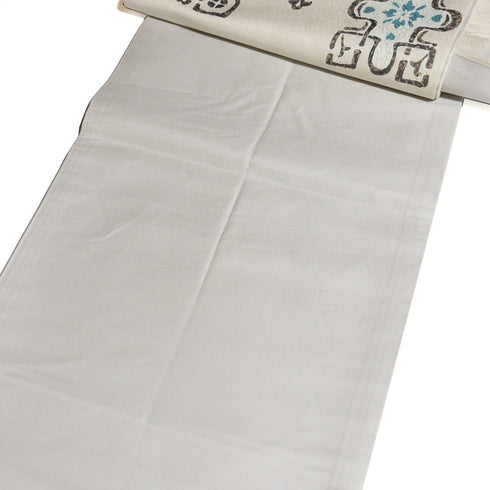 袋帯 リサイクル 帯丈428cm ポイント柄 オリエンタル調柄 アイボリー Sサイズ 正絹 Sランク お洒落