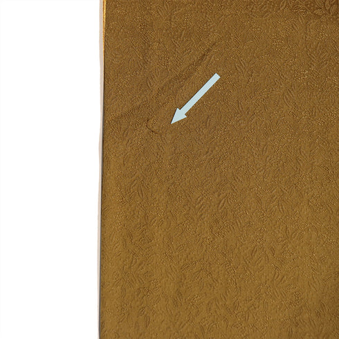 色無地 リサイクル 身丈155.8cm 裄63.6cm 袷 ゆったりサイズ 草花模様 ブラウン Mサイズ お洒落 カジュアル 正絹 広衿 地紋あり Sランク