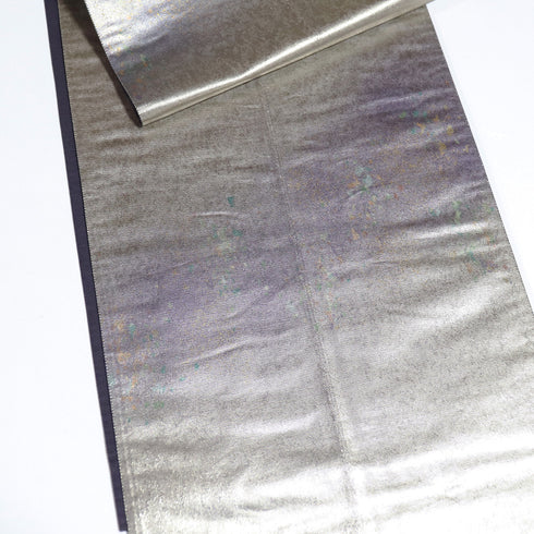 袋帯 リサイクル 帯丈436cm ポイント柄 華文柄 螺鈿細工 多色 Mサイズ 正絹 Sランク フォーマル お洒落