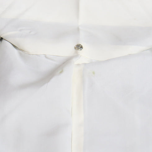 紬 リサイクル 身丈156.3cm 裄66.4cm 袷 亀甲繋ぎ柄 ブラック Mサイズ お洒落 カジュアル 正絹 広衿 Sランク