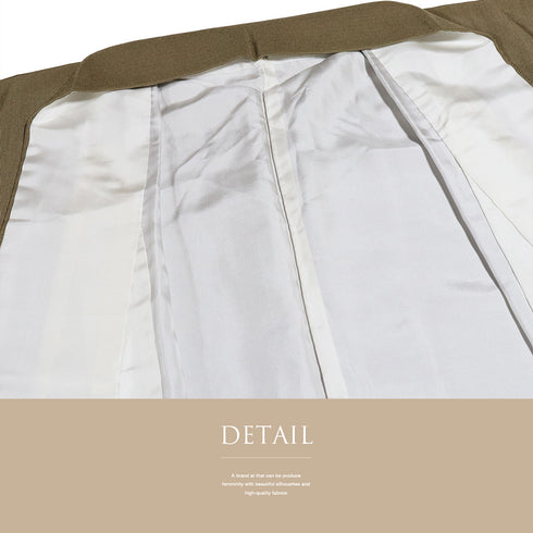 江戸小紋 リサイクル 身丈154.5cm 裄66.6cm 袷 縞模様 ブラウン Sサイズ セミフォーマル お洒落 一つ紋 正絹 広衿 未使用品