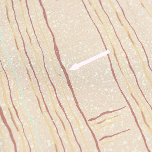 紬 リサイクル 身丈161.5cm 裄65.6cm 袷 デザイン柄 ブラウン Lサイズ お洒落 カジュアル 正絹 広衿 Aランク