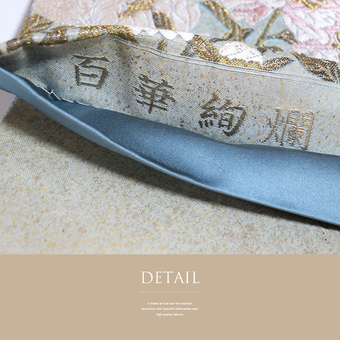 袋帯 リサイクル 帯丈438cm ポイント柄 花柄 多色 Mサイズ 正絹 Sランク フォーマル セミフォーマル