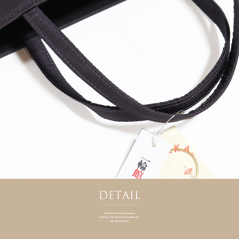 バッグ 新品 パープル ポリエステル 新品・未使用品 花唐草柄 一輪館 WAKKA