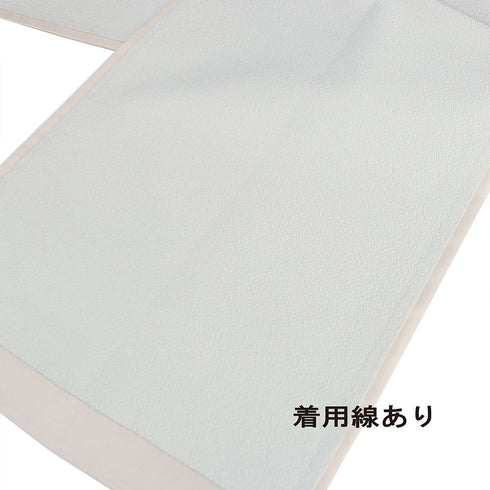 名古屋帯 リサイクル 帯丈372cm ポイント柄 三日月に三角柄 塩瀬 パールトーン加工 グレー Mサイズ 正絹 Sランク お洒落