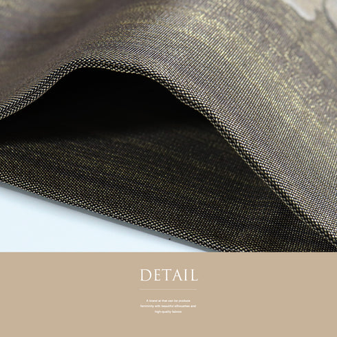 名古屋帯 リサイクル 帯丈383cm ポイント柄 葡萄柄 綴れ織り はればれ加工 ブラウン Lサイズ 正絹 新品・未使用品 お洒落 落款