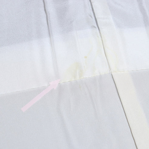 小紋 リサイクル 身丈163.8cm 裄66.8cm 袷 曲線柄 パープル Lサイズ お洒落 カジュアル 正絹 広衿 Aランク