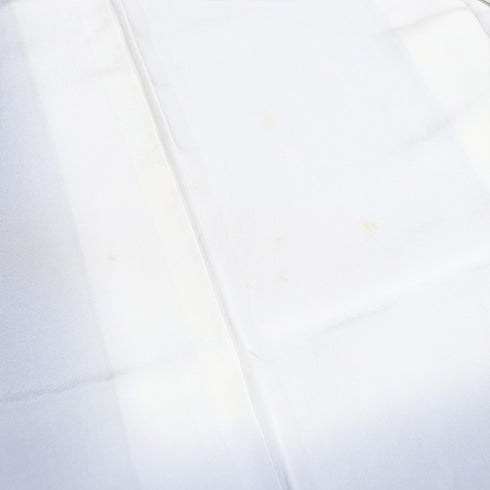 小紋 リサイクル 身丈158.5cm 裄63cm 袷 小花柄 地紋 グレー Mサイズ お洒落 しつけ糸 正絹 広衿 Aランク