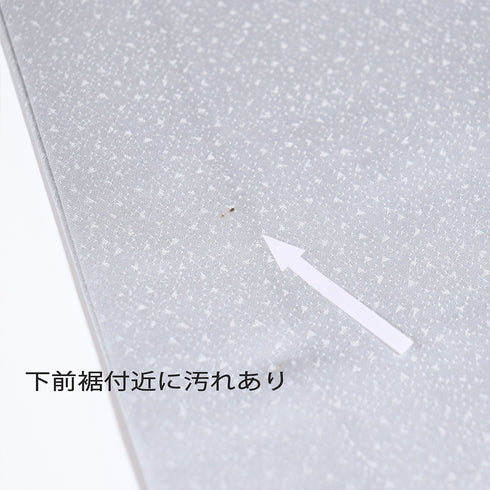 訪問着 リサイクル 身丈162cm 裄66.4cm 袷 花各種柄 ブルー Lサイズ セミフォーマル お洒落 正絹 広衿 Aランク