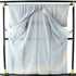 訪問着 リサイクル 夏着物 身丈154.5cm 裄63.8cm 絽 菊や秋草柄 ぼかし グレー Sサイズ セミフォーマル お洒落 一つ紋 しつけ糸 正絹 広衿 Sランク