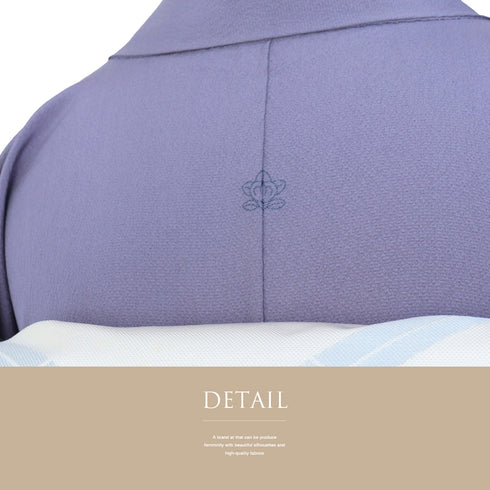 付下げ リサイクル 身丈161.8cm 裄64.4cm 袷 段染め 多色 Lサイズ お洒落 一つ紋 正絹 広衿 Aランク