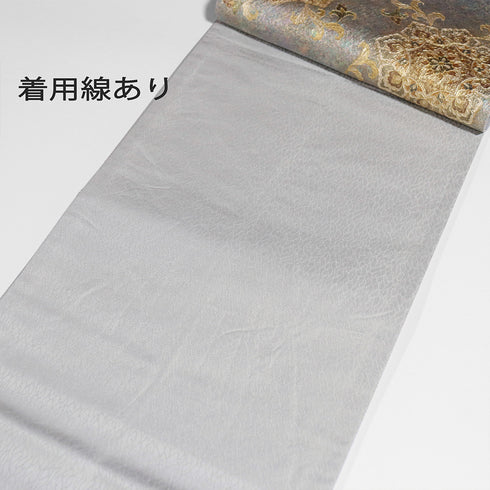 袋帯 帯丈452cm ポイント柄 華文や鳥柄 ゴールド Lサイズ 正絹 Sランク フォーマル