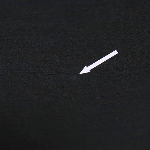 紬 リサイクル 身丈164.8cm 裄66.8cm 袷 無地 刺繍 ブラック Lサイズ お洒落 カジュアル 正絹 広衿 Aランク