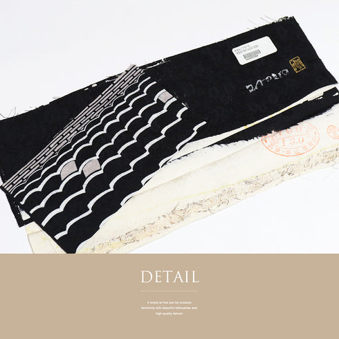 小紋 リサイクル 身丈166cm 裄70.8cm 単衣 和の景色 小原敏 作家物 ブラック LLサイズ お洒落 カジュアル 落款 正絹 広衿 Sランク