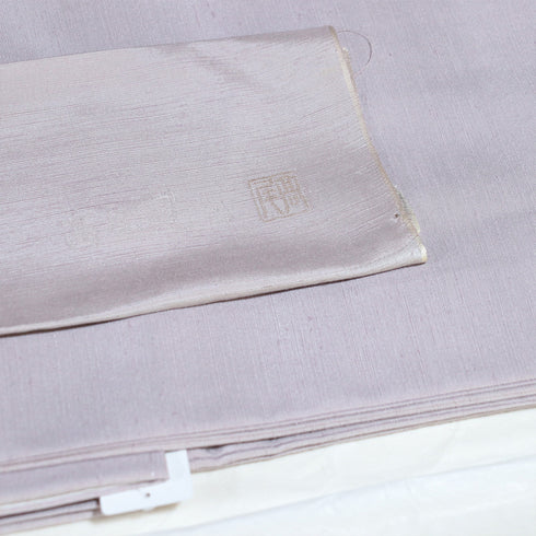 訪問着 身丈174.5cm 裄66.8cm 袷 紬 蔦や花模様 高尾健三 パープル LLサイズ お洒落 正絹 広衿 Sランク