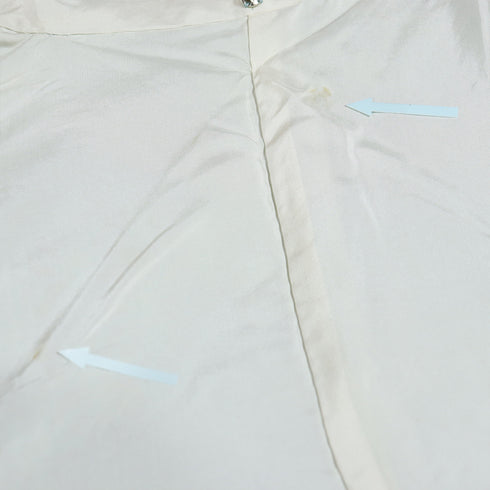 小紋 リサイクル 身丈166.7cm 裄65.6cm 袷 総絞り 麻の葉模様 ブルー LLサイズ お洒落 カジュアル 正絹 広衿 Sランク