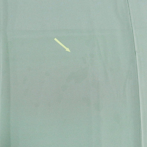 訪問着 リサイクル 身丈158cm 裄64.6cm 袷 花や木や鳥柄 松彩 グリーン Mサイズ フォーマル セミフォーマル 落款 正絹 広衿 Aランク