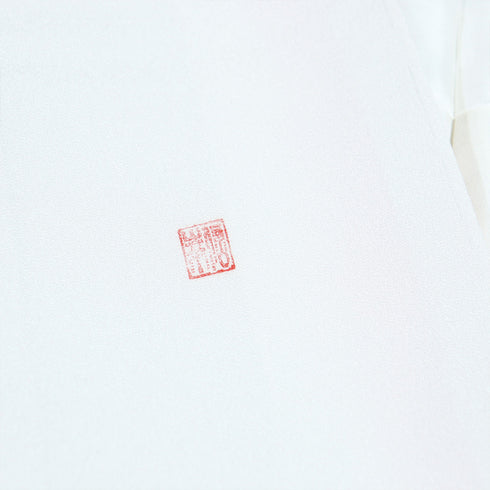 付下げ リサイクル 身丈162.7cm 裄68.2cm 袷 嵯峨菊柄 アイボリー Lサイズ お洒落 正絹 広衿 Sランク