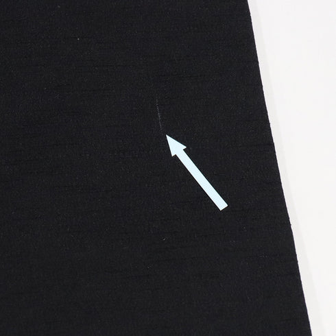 名古屋帯 リサイクル 帯丈373cm ポイント柄 花柄 ブラック Mサイズ 正絹 Sランク カジュアル お洒落