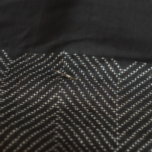 紬 リサイクル 身丈157.8cm 裄67.2cm 袷 デザイン松柄 ブラウン Mサイズ お洒落 カジュアル 正絹 広衿 Bランク