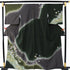 訪問着 リサイクル 身丈157.7cm 裄67.6cm 袷 ぼかしに花柄 金駒刺繍 絞り グリーン Mサイズ お洒落 正絹 広衿 Aランク