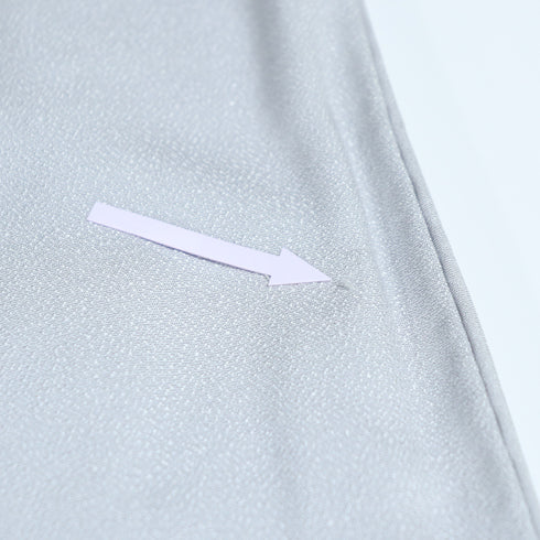 色留袖 リサイクル 身丈168.8cm 裄68.8cm 袷 違い矢柄 グレー LLサイズ 一つ紋 正絹 広衿 Aランク