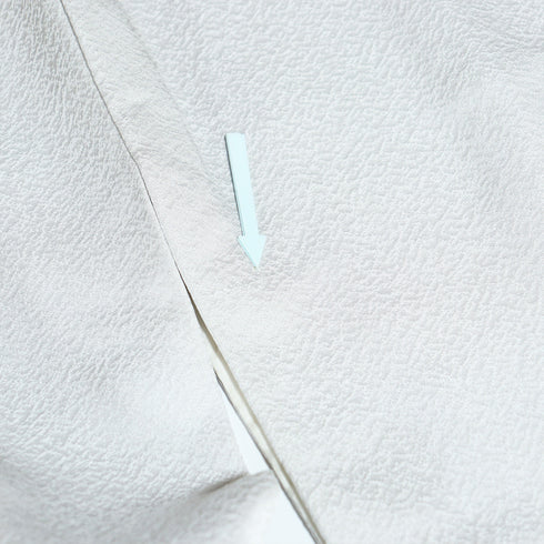 訪問着 リサイクル 身丈158cm 裄64.4cm 袷 花籠柄 刺繍 グレー Mサイズ セミフォーマル お洒落 正絹 広衿 Sランク