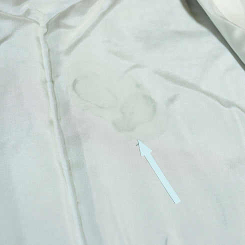 付下げ リサイクル 身丈170.5cm 裄70cm 袷 つる花 てんとう虫 刺繍 地紋 ブルー LLサイズ セミフォーマル お洒落 正絹 広衿 Sランク