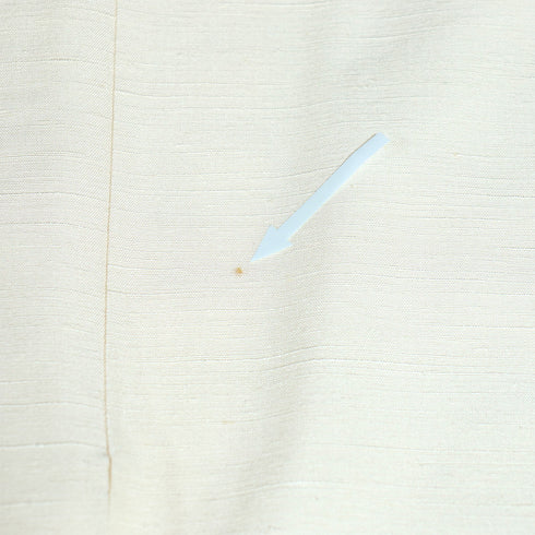 付下げ リサイクル 身丈158.2cm 裄66.8cm 袷 風景柄 作家物 重ね衿付き アイボリー Mサイズ お洒落 落款 正絹 広衿 Aランク