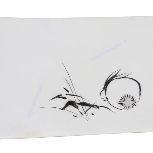 名古屋帯 リサイクル 帯丈378cm ポイント柄 塩瀬 うさぎや亀やカタツムリ柄 ホワイト Mサイズ 正絹 Aランク お洒落 カジュアル 落款