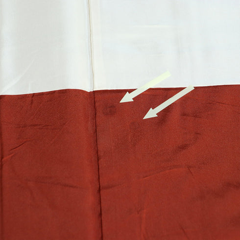 紬 リサイクル 身丈157.8cm 裄67.2cm 袷 デザイン松柄 ブラウン Mサイズ お洒落 カジュアル 正絹 広衿 Bランク