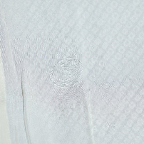 訪問着 リサイクル 身丈154.5cm 裄62.8cm 袷 総絞り 草花模様 部分刺繍 金彩加工 ゆったりサイズ ブラック Sサイズ お洒落 正絹 広衿 Sランク