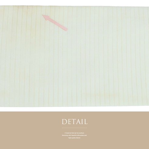 名古屋帯 リサイクル 帯丈352.5cm ポイント柄 夏用 雲取り 辻が花 絞り柄 絽 アイボリー Sサイズ 不明 Aランク お洒落