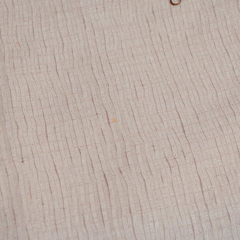 付下げ リサイクル 身丈157.8cm 裄60.6cm 袷 和楽器柄 杢目絞り 刺繍 ピンク Mサイズ お洒落 正絹 広衿 Aランク