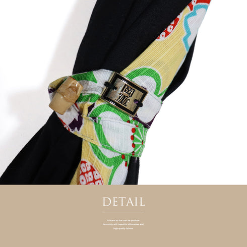 和傘 リサイクル 和洋兼用日傘 岡重 UVカット 未使用品 Sランク 京友禅生地 花柄 ブラック 和装小物 ET-580