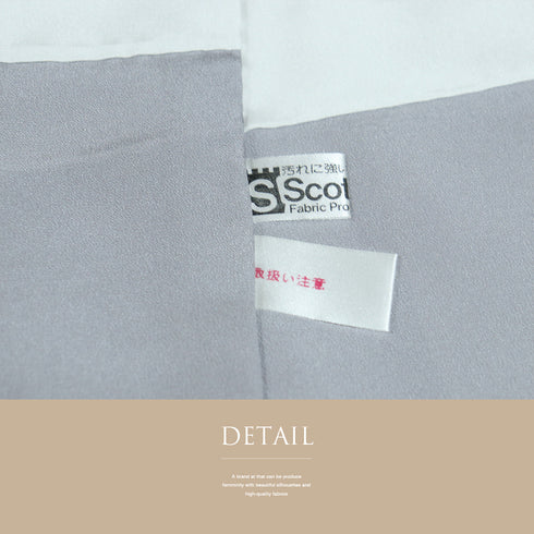 訪問着 身丈164.7cm 裄68.8cm 袷 源氏車に菊柄 千地泰弘 パープル Lサイズ お洒落 落款 正絹 広衿 Sランク