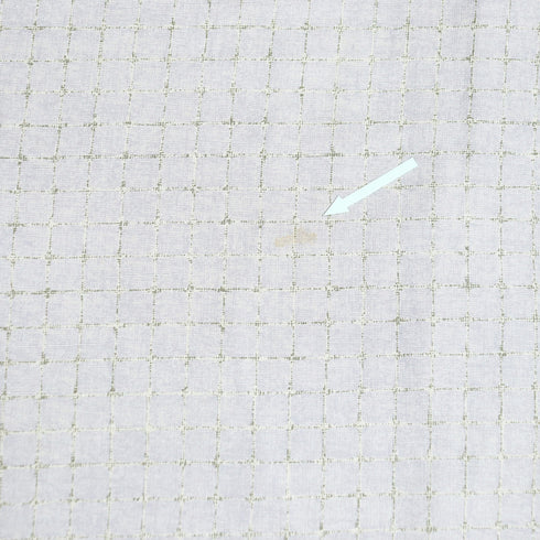 紬 リサイクル 身丈163.5cm 裄65.6cm 袷 格子柄 パープル Lサイズ カジュアル 正絹 広衿 Aランク