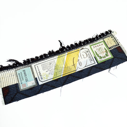 紬 リサイクル 身丈162cm 裄64.8cm 袷 結城紬 亀甲柄 ブルー Lサイズ カジュアル お洒落 証紙 しつけ糸 正絹 広衿 Aランク