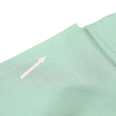 付下げ リサイクル 夏着物 身丈153.2cm 裄65cm 絽 デザイン花柄 グリーン Sサイズ セミフォーマル 一つ紋 正絹 広衿 Aランク