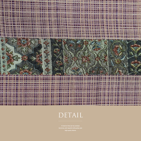 付下げ リサイクル 身丈153.5cm 裄46.5cm 袷 横縞柄 花柄 多色 Sサイズ お洒落 落款 正絹 広衿 Sランク