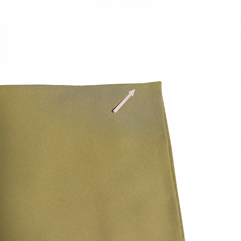 色無地 リサイクル 身丈162.3cm 裄66cm 袷 ブラウン Lサイズ セミフォーマル 一つ紋 正絹 広衿 地紋なし Sランク